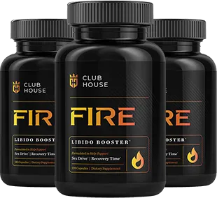 Club House Fire Supplement Bottles