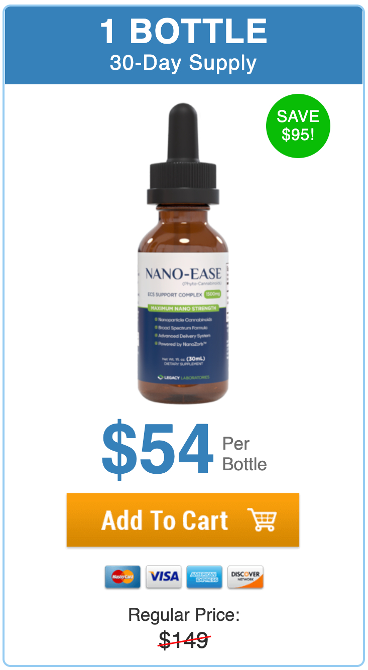 1 Bottle Nano Ease CBD Oil