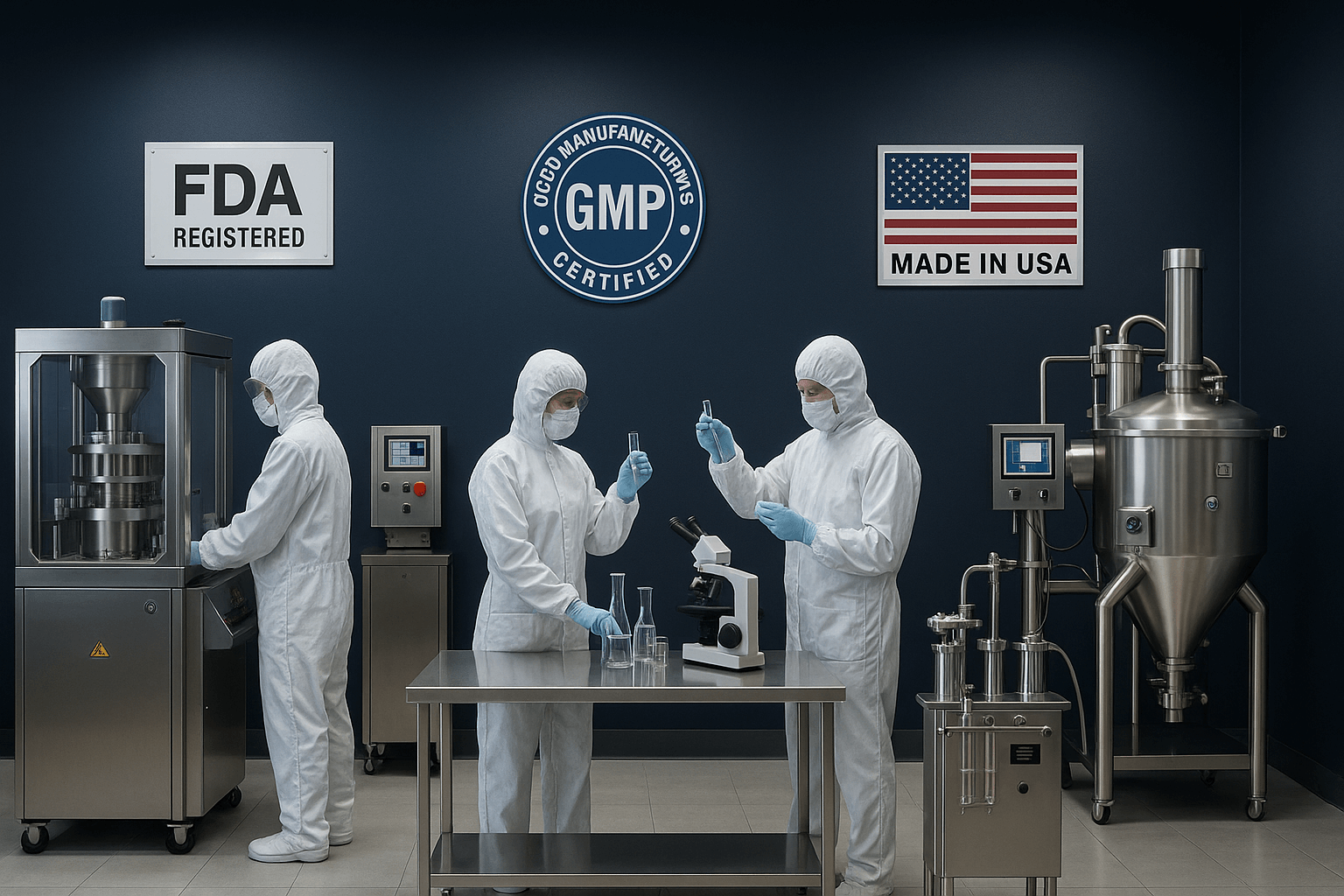 FDA Approved Manufacturing