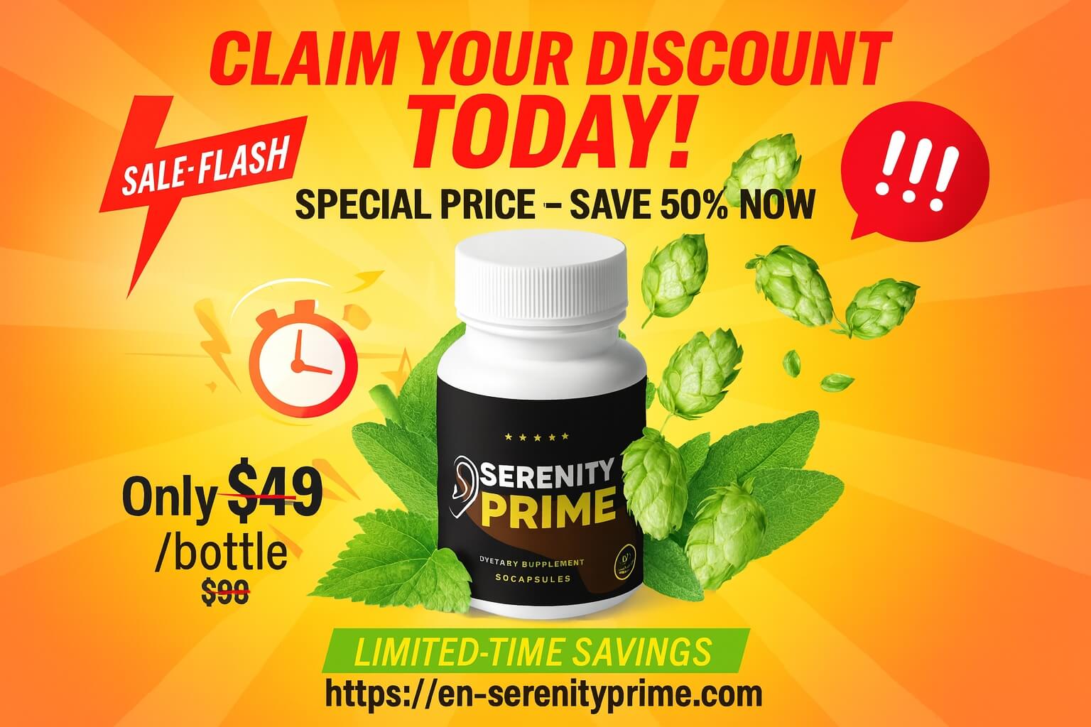 Serenity Prime Tinnitus Relief Supplement