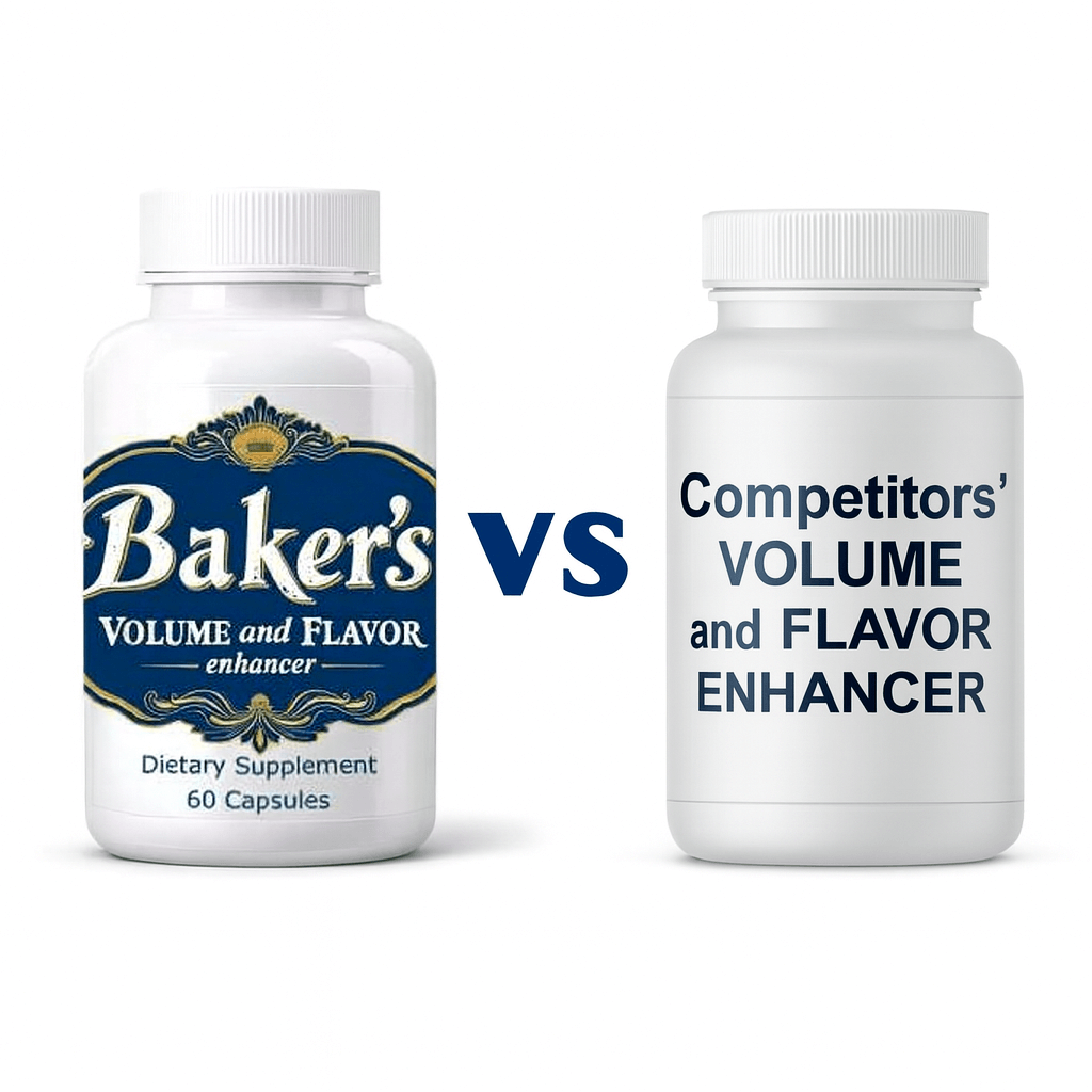 Baker's Volume And Flavour Enhancer Vs Competitors
