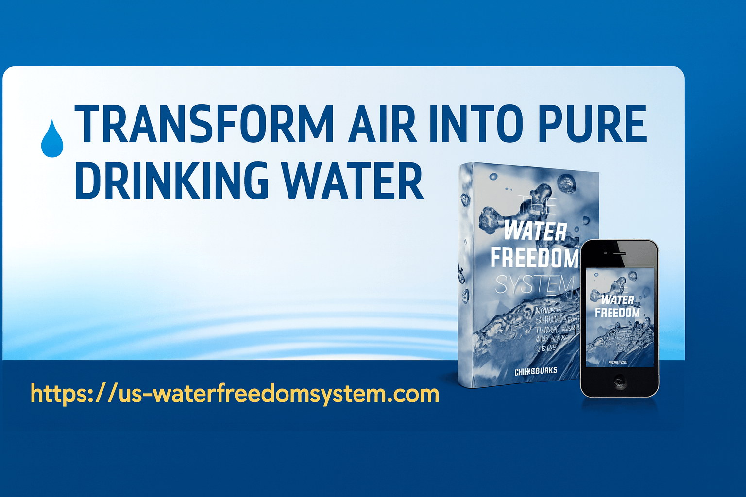 Water Freedom System Official Guide - Learn How to Generate Pure Drinking Water from Air at Home