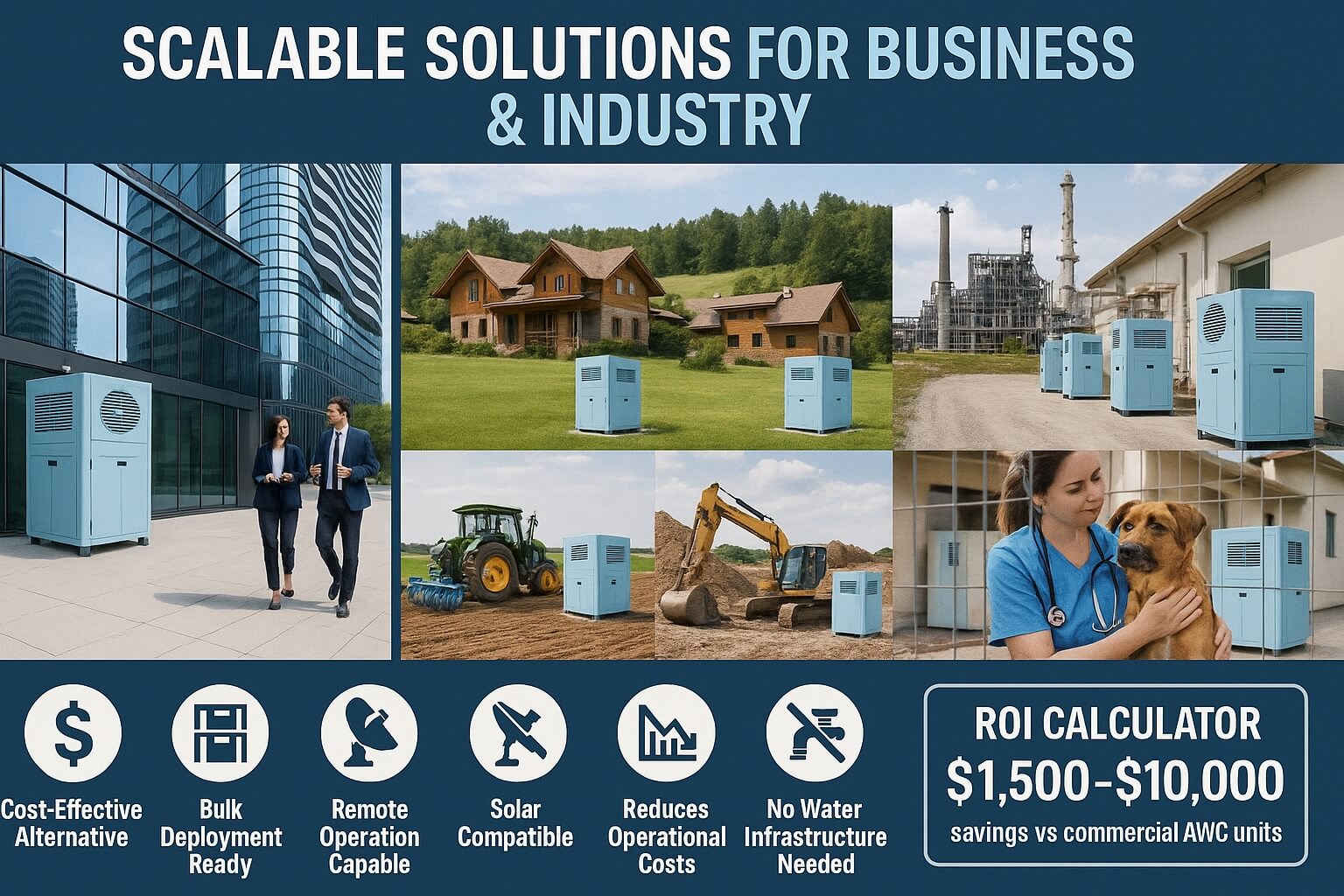 Commercial and Industrial Uses - Aqua Tower Scalable Business Water Solutions