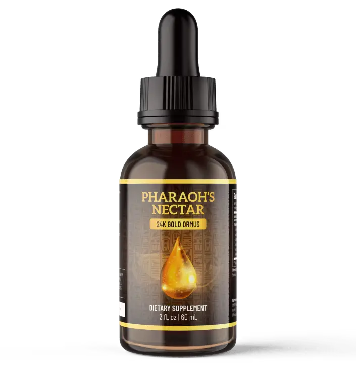 Pharaoh's Nectar customer testimonial - Real user experience with ancient Egyptian monoatomic gold supplement for mental clarity and wellness