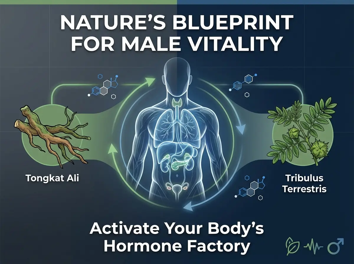 Activate Your Body's Natural Hormone Factory - Alpha Energy Botanical Testosterone Optimization
