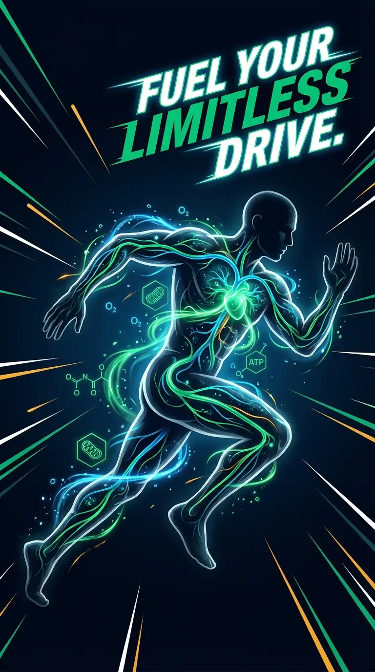 Unleash All-Day Power - Alpha Energy Enhanced Blood Flow and Oxygen Delivery for Sustained Stamina