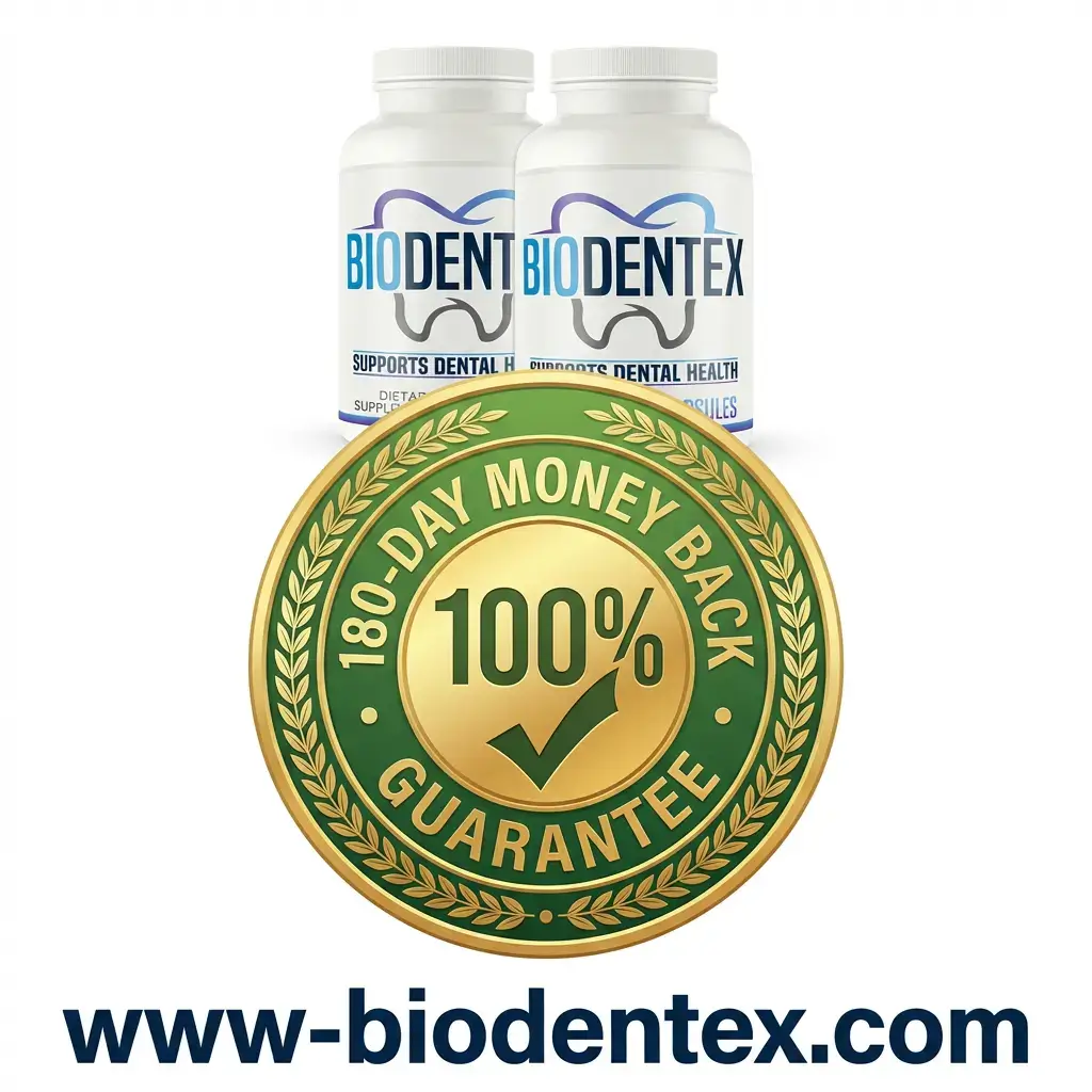 Biodentex 180-Day Money Back Guarantee - Risk-Free Trial with Full Refund Policy - www-biodentex.com