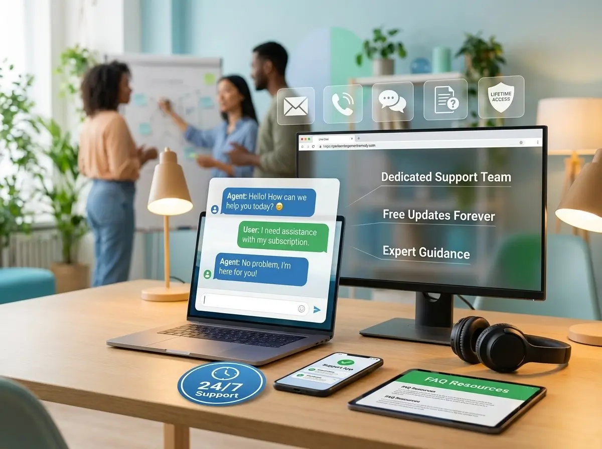 Lifetime Support - Dedicated customer support team for Penis Enlargement Remedy with free updates and expert guidance