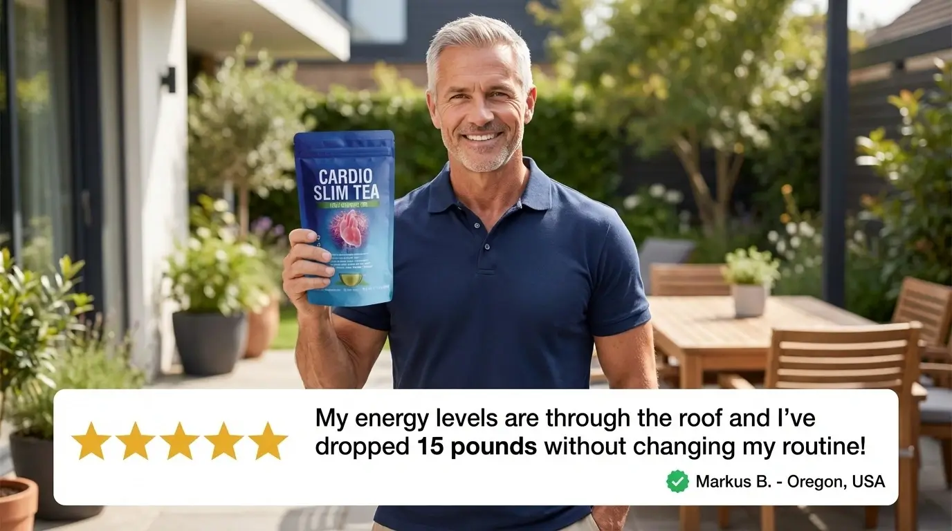 Markus B verified customer testimonial Cardio Slim Tea energy and weight loss results Oregon USA cardioslimteaofficial.com
