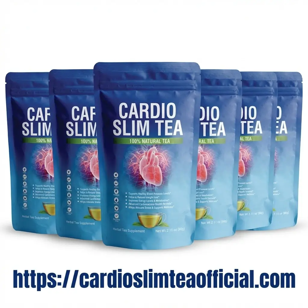Cardio Slim Tea 6 pouch bundle for heart health and weight management - order at cardioslimteaofficial.com