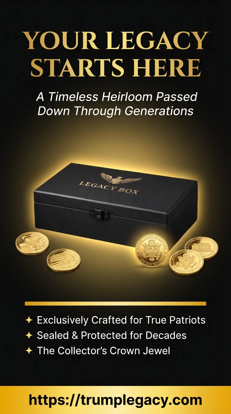 Trump Legacy Box premium collector's display case ready to order