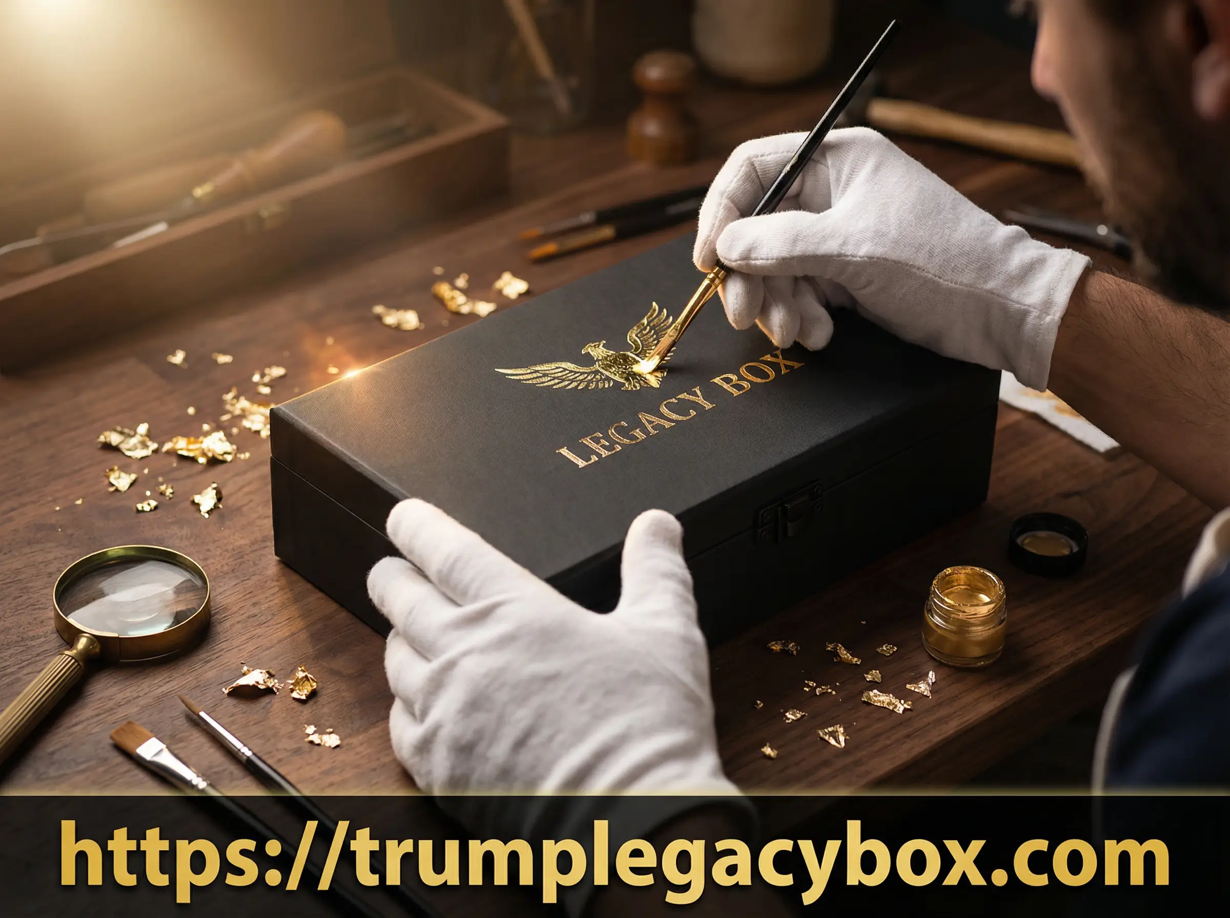 Skilled craftsman hands carefully working on premium woodwork details