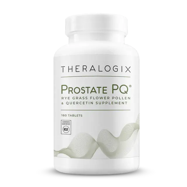 Prostate PQ by Theralogix - Rye Grass Pollen Extract and Quercetin Supplement for Prostate Health