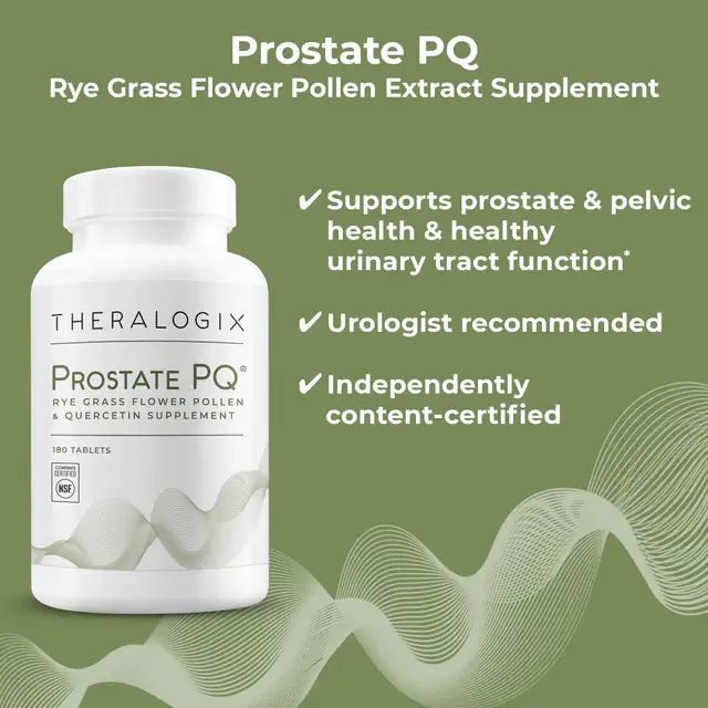 Prostate PQ Formula - Rye Grass Pollen Extract and Quercetin