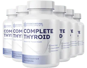 Complete Thyroid supplement bottle by Science Natural Supplements