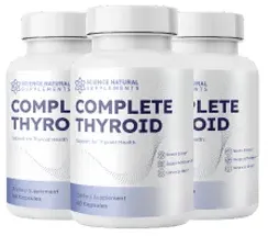 Complete Thyroid supplement facts label and ingredients by Science Natural Supplements