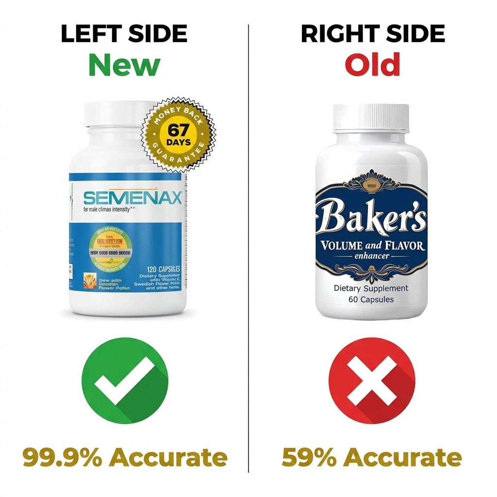 Baker's Organics Volume and Flavor Enhancer - Natural men's supplement for semen volume enhancement