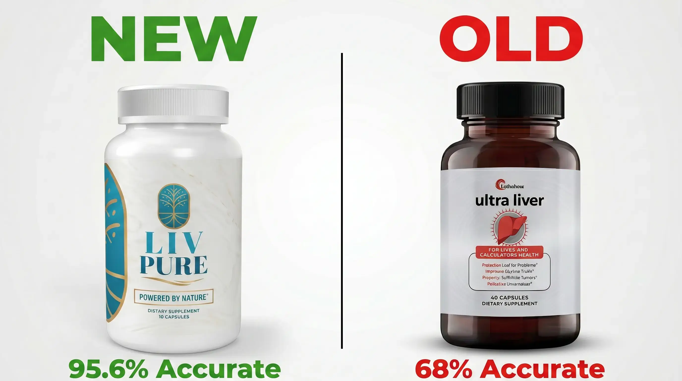 UpWellness Ultra Liver supplement bottle for liver and gallbladder support