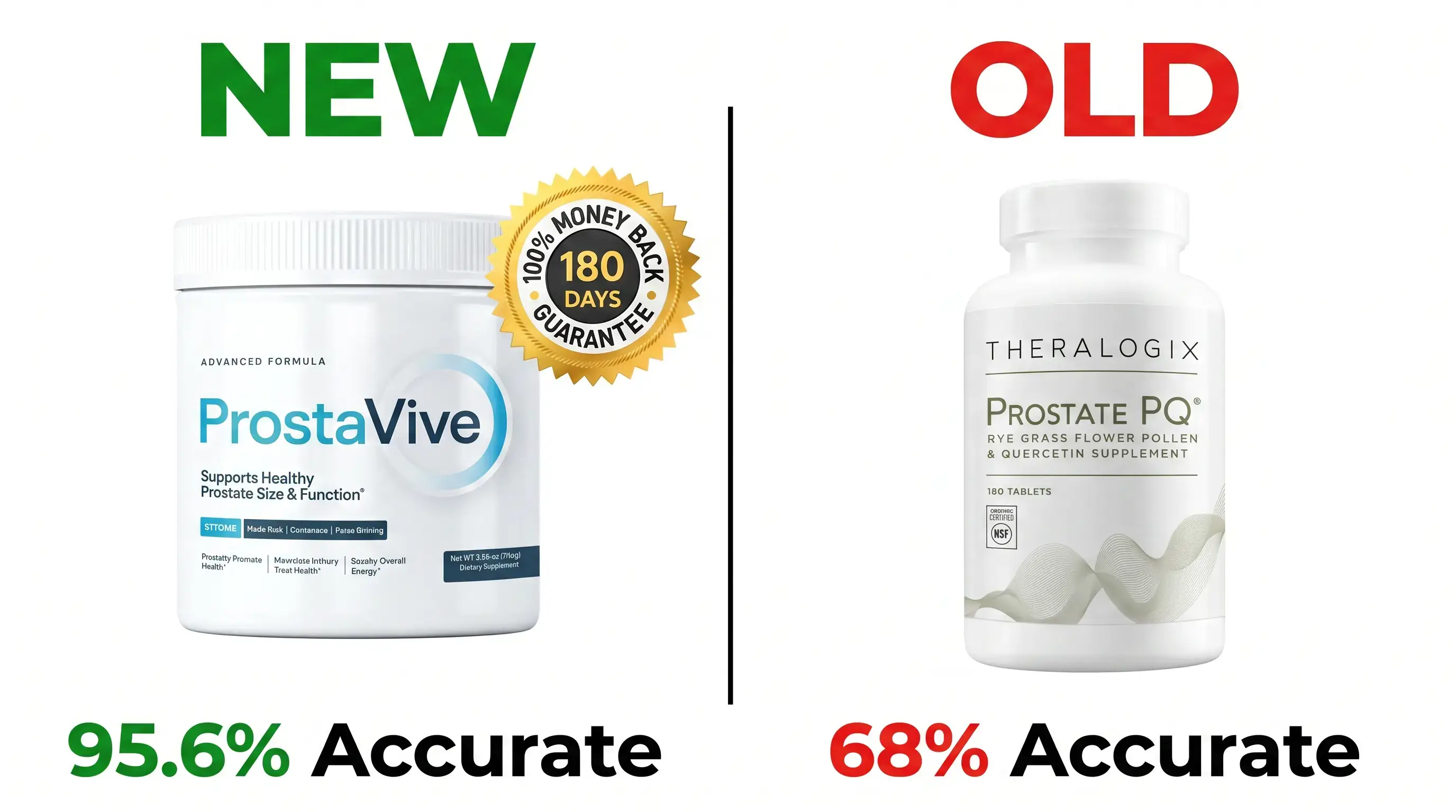 Prostate PQ by Theralogix - Rye Grass Pollen Extract and Quercetin Supplement for Prostate Health