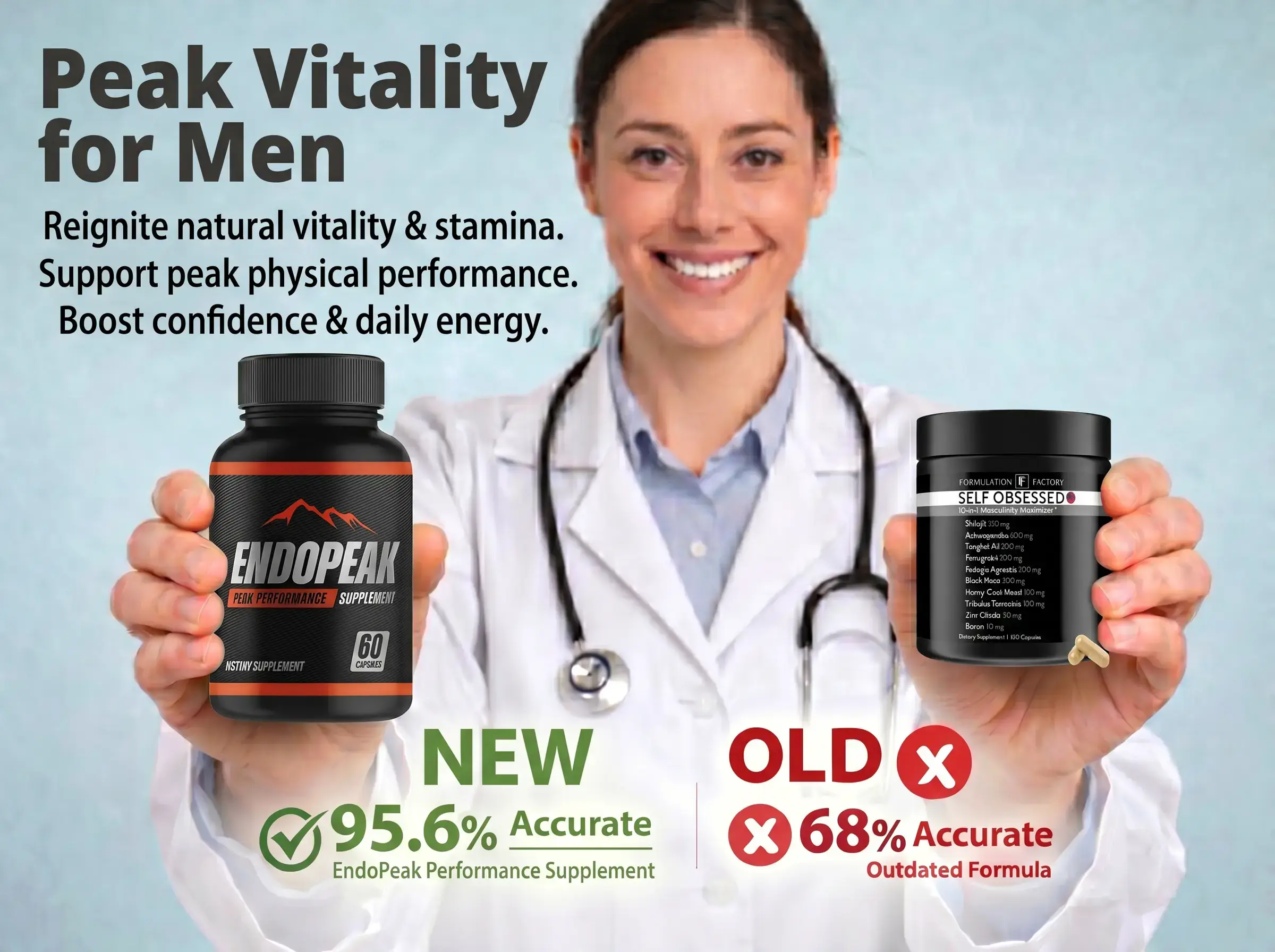 Self Obsessed supplement bottle — Formulation Factory 10-in-1 masculinity maximizer formula