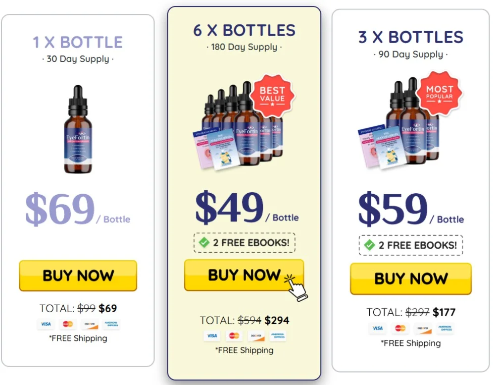Sight Fresh supplement pricing packages with bulk discounts and free shipping