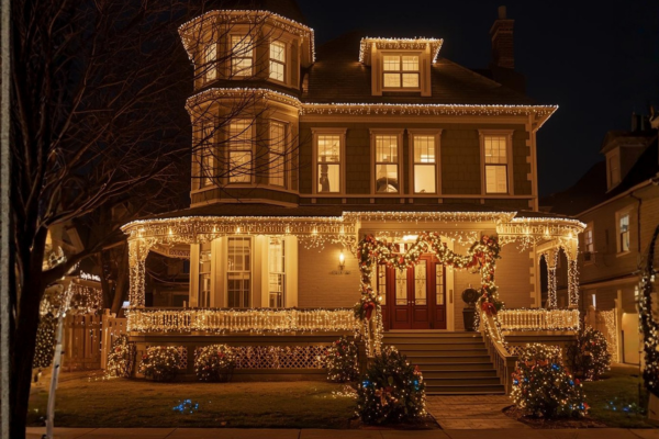 Christmas lights displays Oakland County Michigan