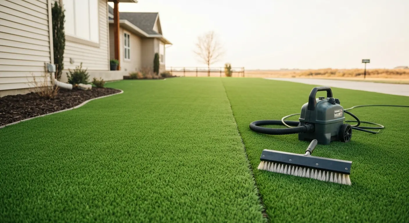 Artificial turf cleaning service