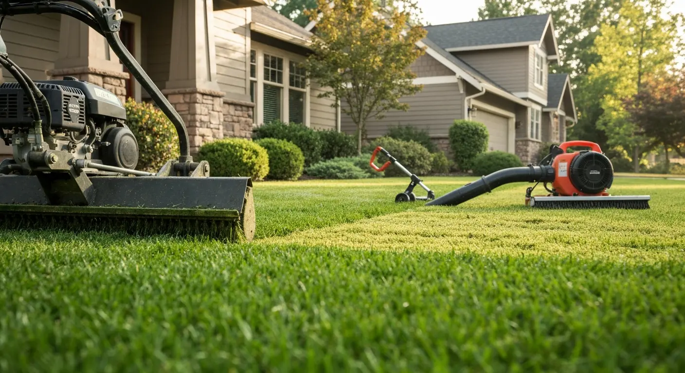 Professional turf cleaning and maintenance