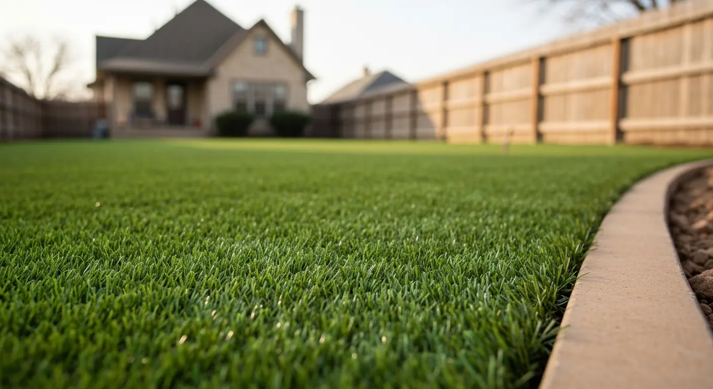 Pet-friendly artificial turf space