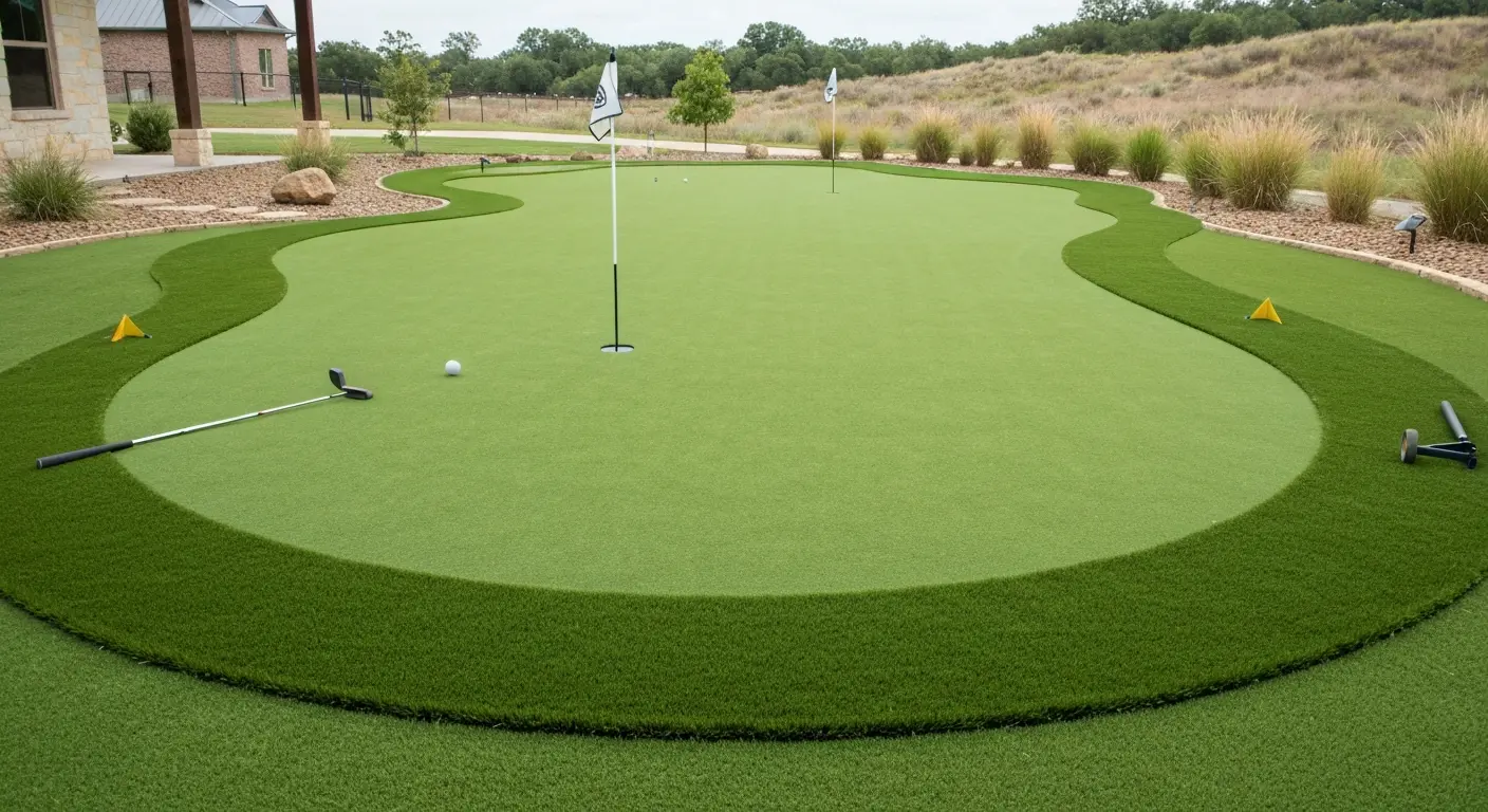 Putting green turf