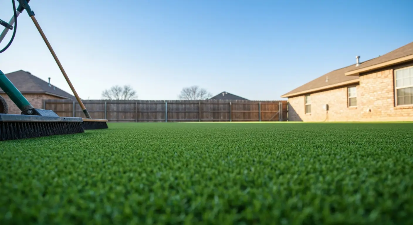 Artificial turf maintenance and cleaning service