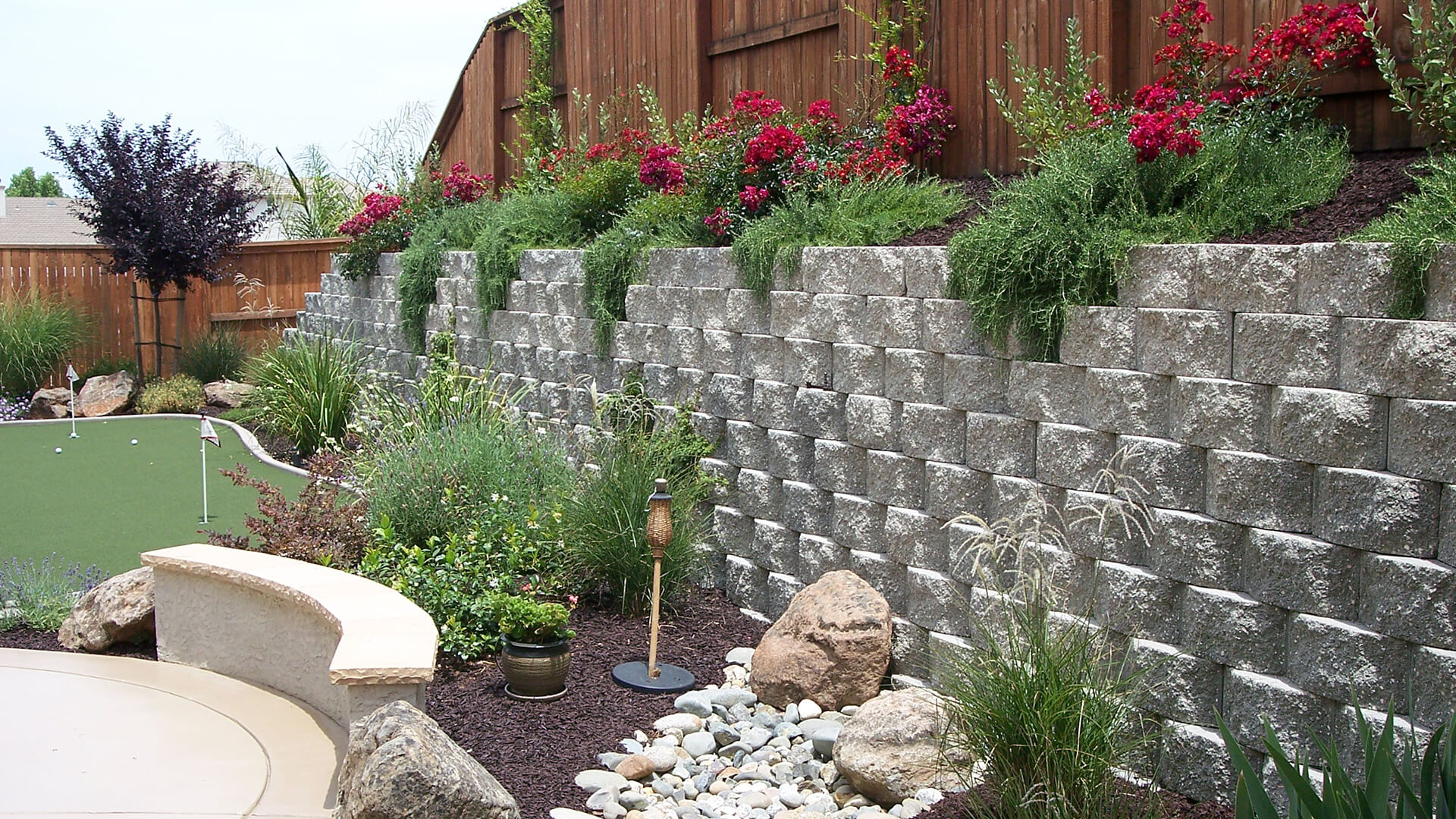 Hardscape construction portfolio
