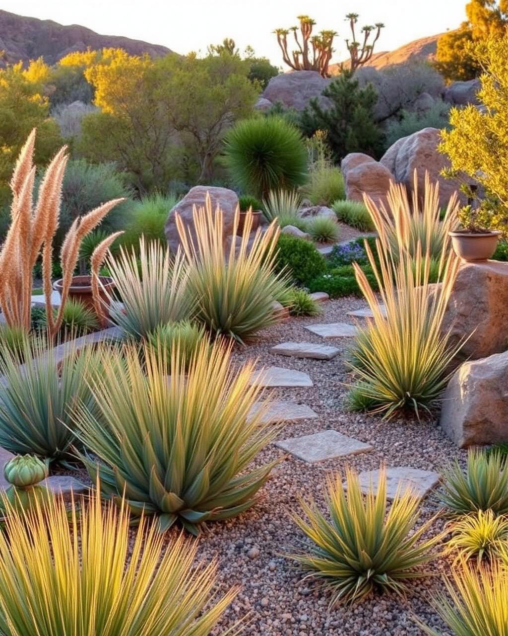 Luxury xeriscaping portfolio
