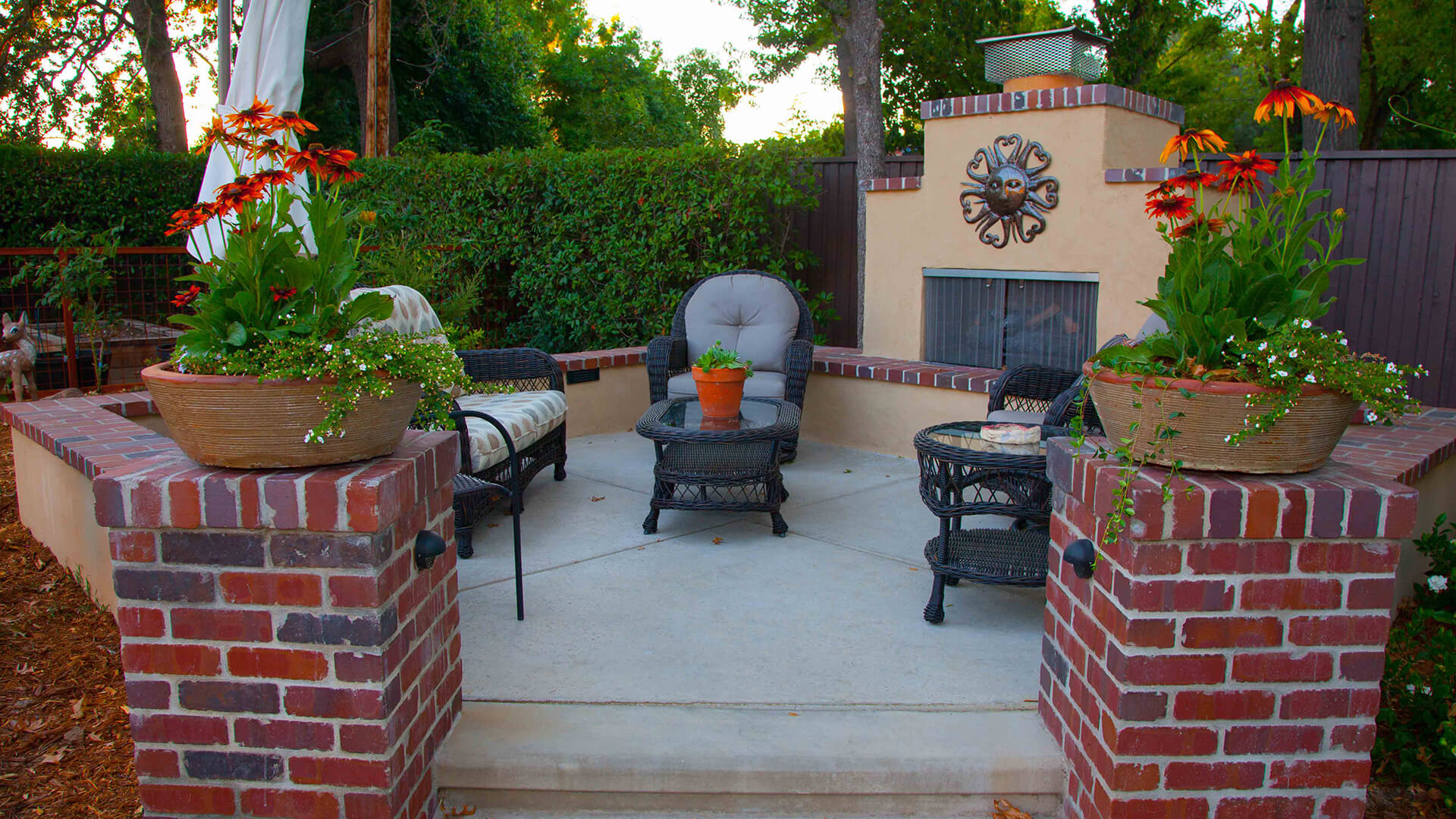 Outdoor fireplace portfolio