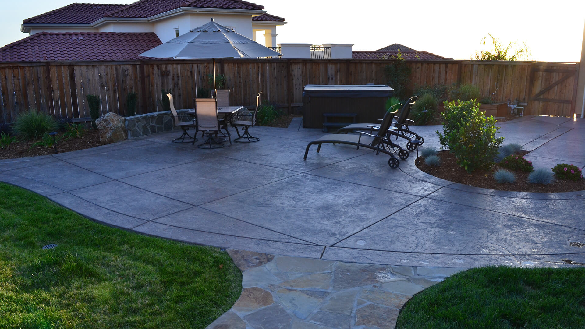 Granite Bay artisan masonry and stone hardscape project by Lavish Gardens Landscape