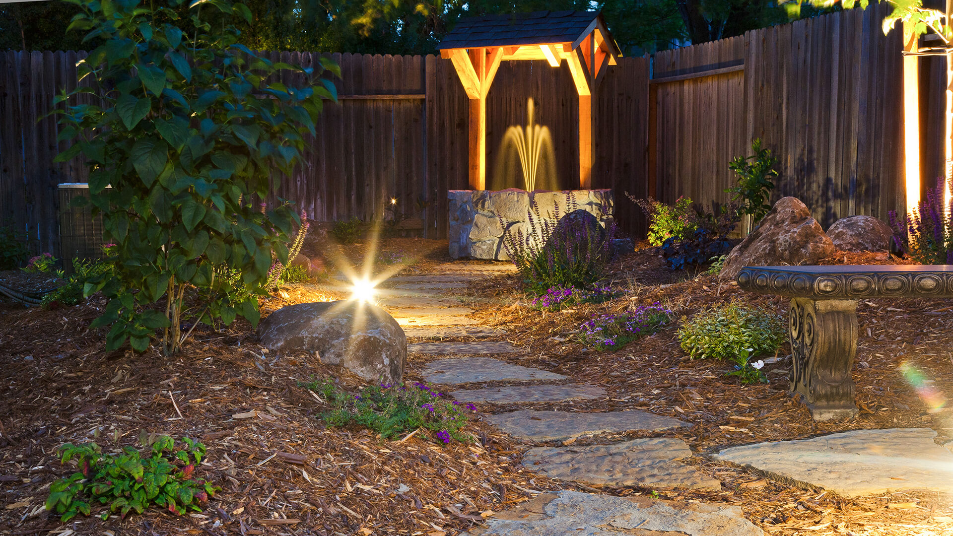 Architectural landscape lighting