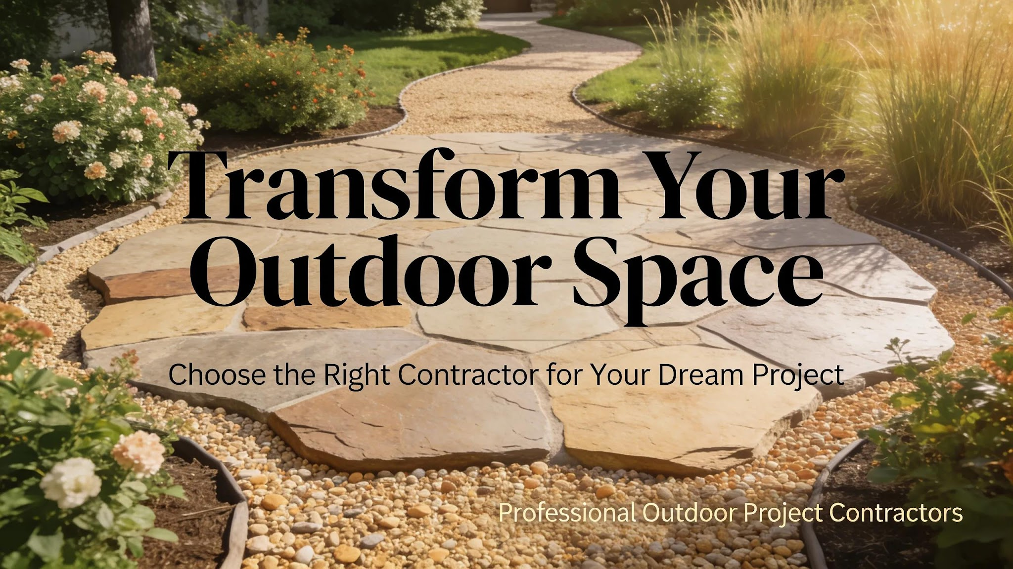 Hardscape contractor and outdoor construction project in Rocklin California
