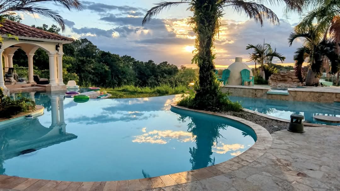 Caribbean sunset views from Oasis Monte Y Mar