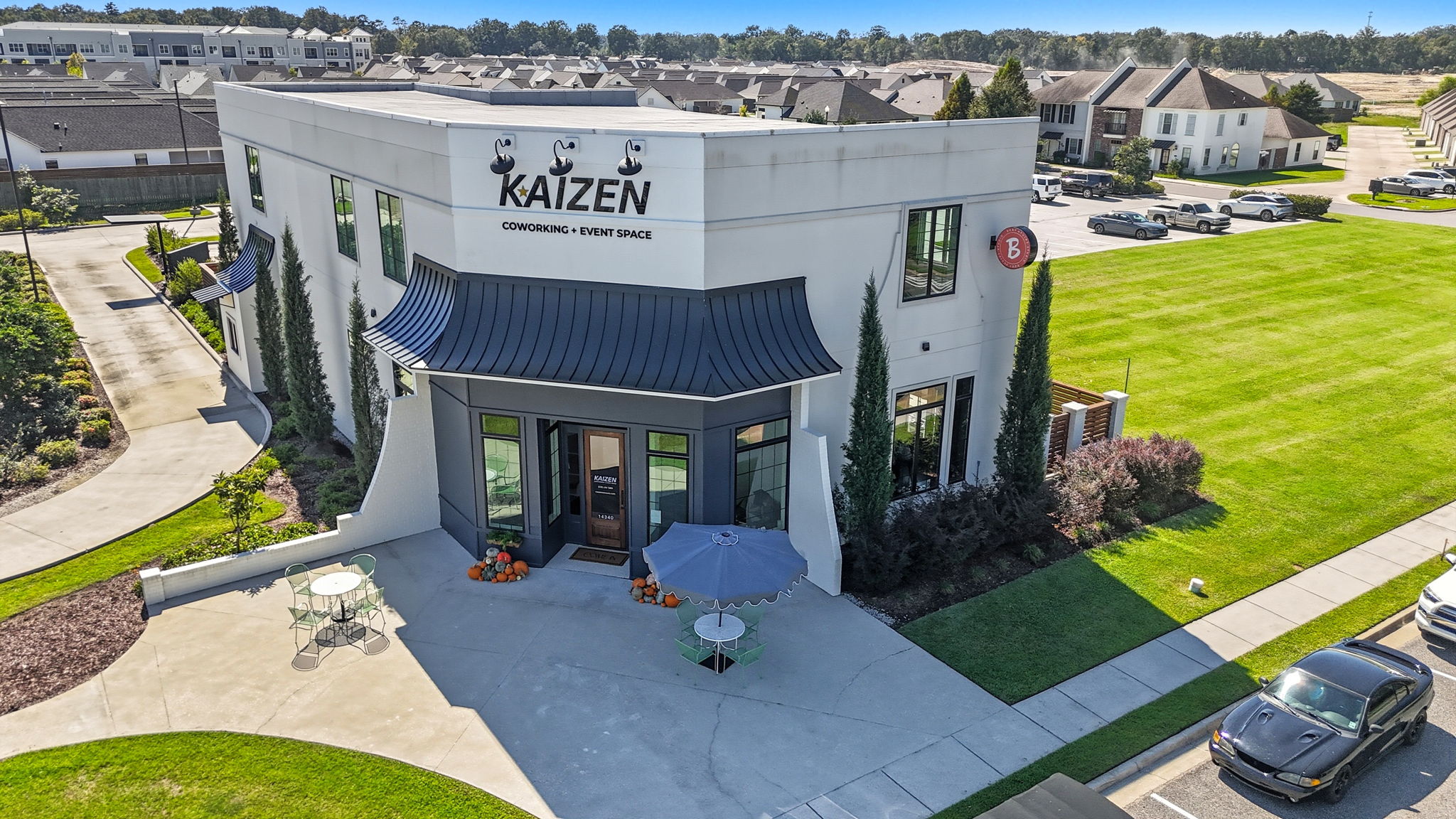 Front of Kaizen Coworking building in Baton Rouge