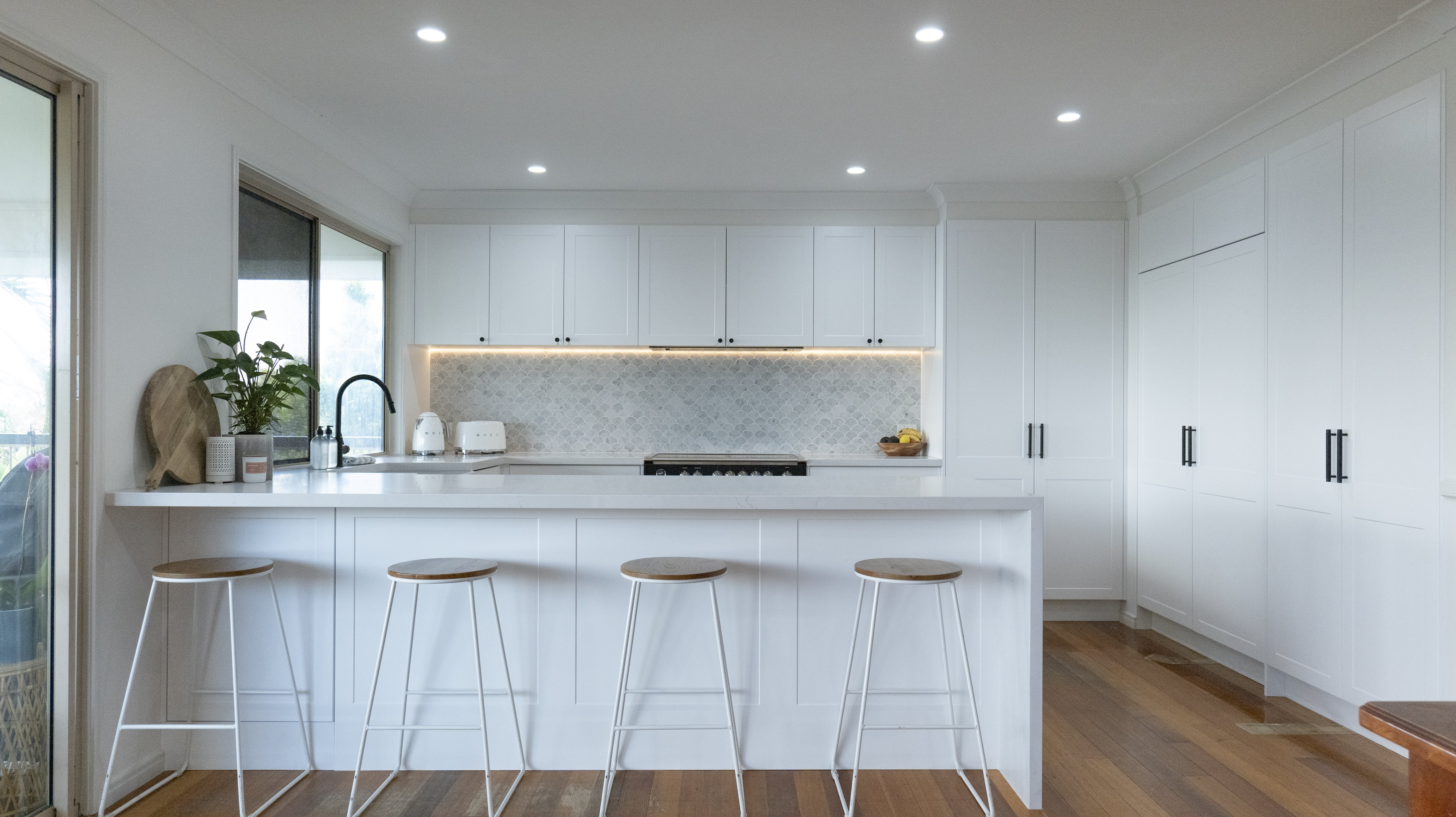 Ashgrove kitchen and living renovation