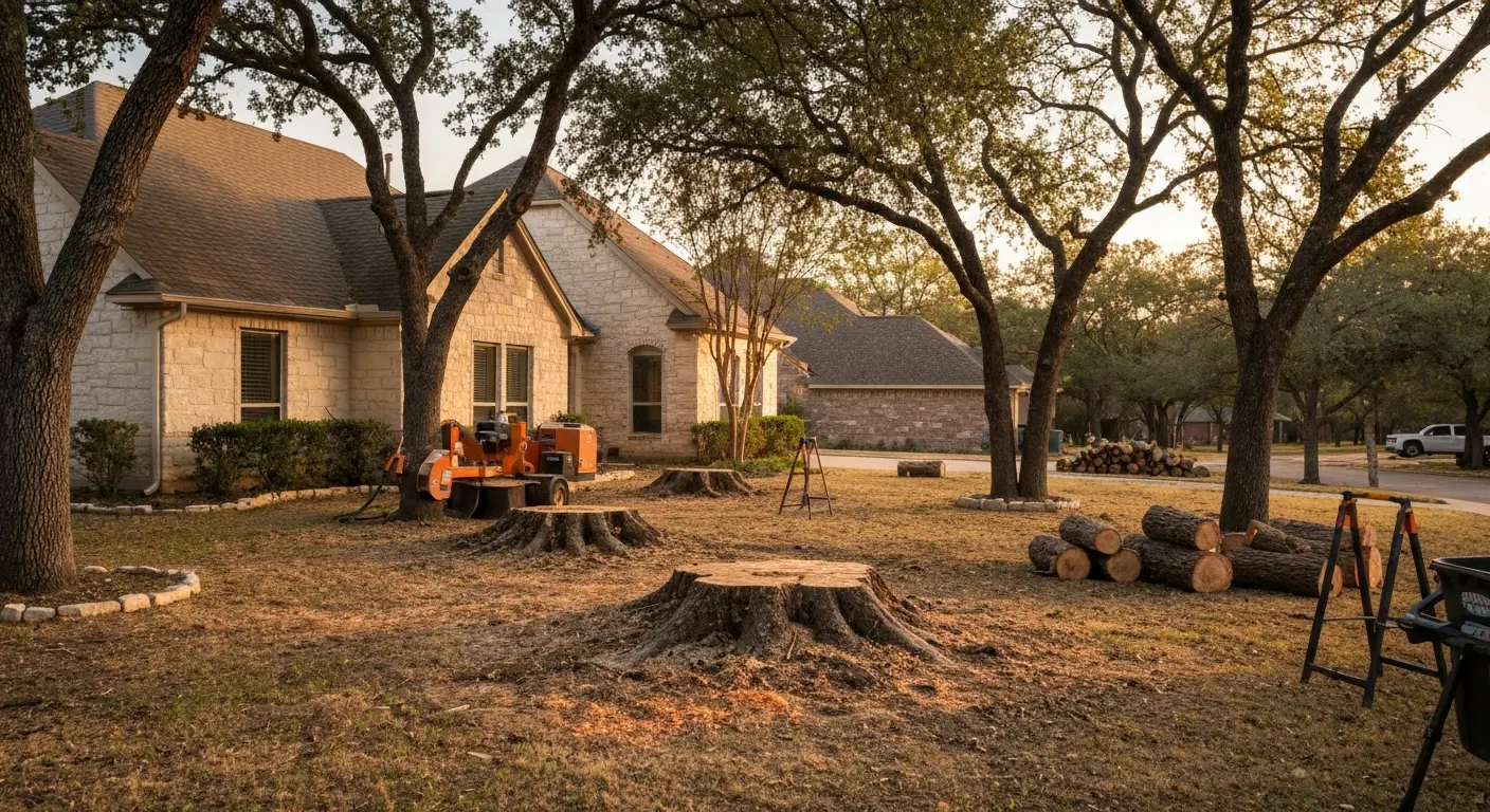 Tree removal project