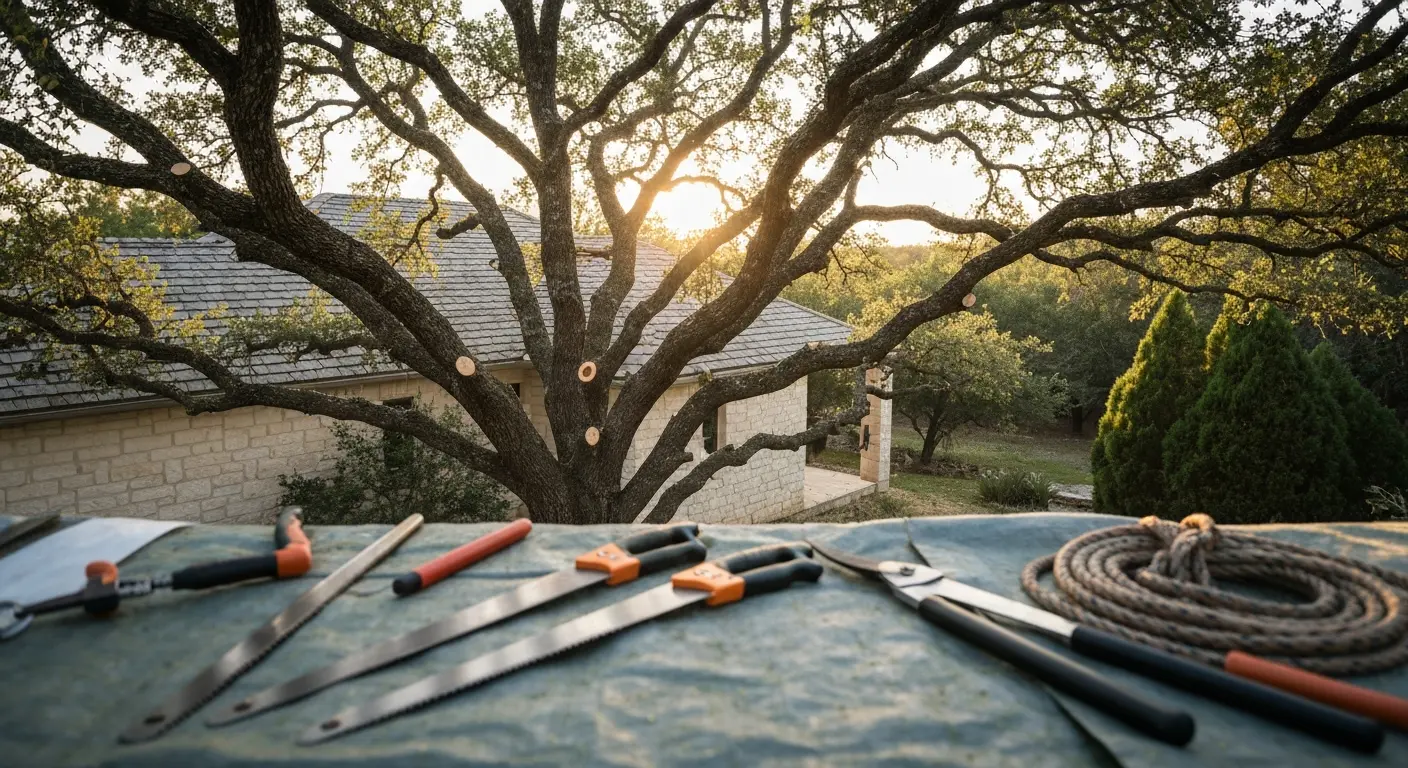Professional tree trimming in Dripping Springs