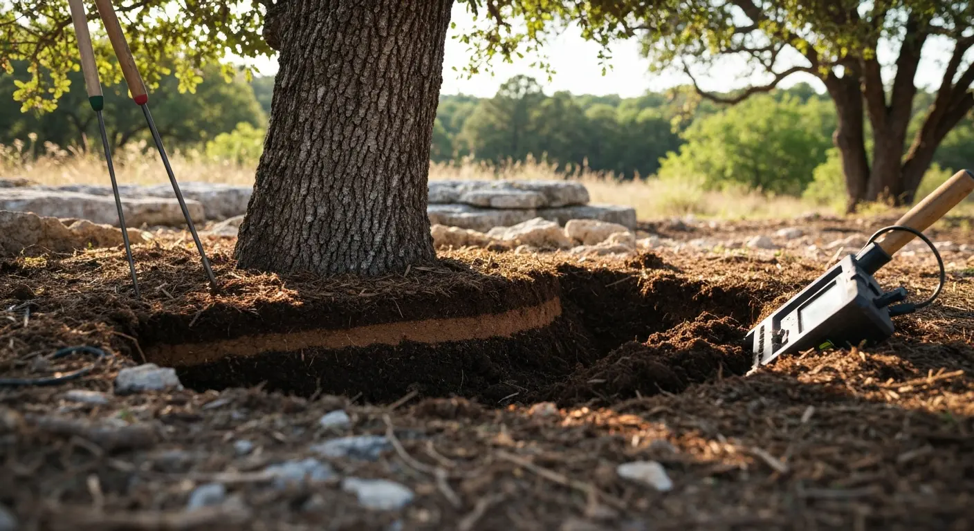 Soil amendment and tree care