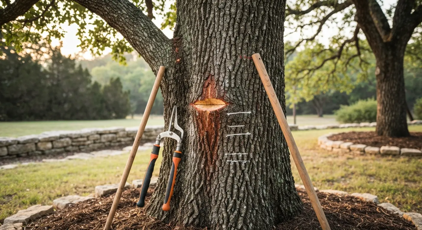 Oak wilt treatment