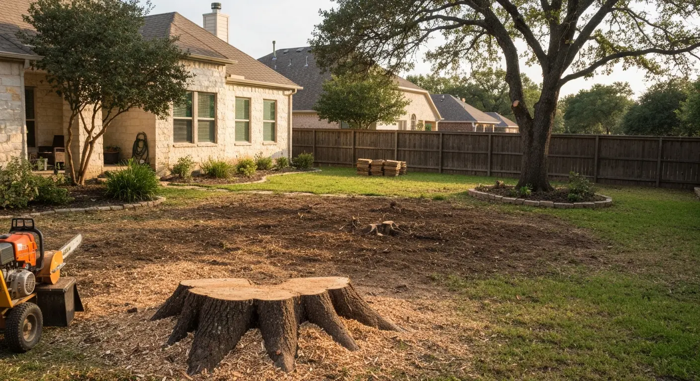 Tree removal project