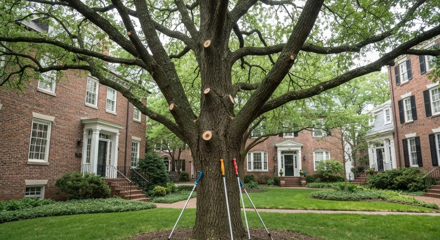 Tree trimming and pruning in Georgetown