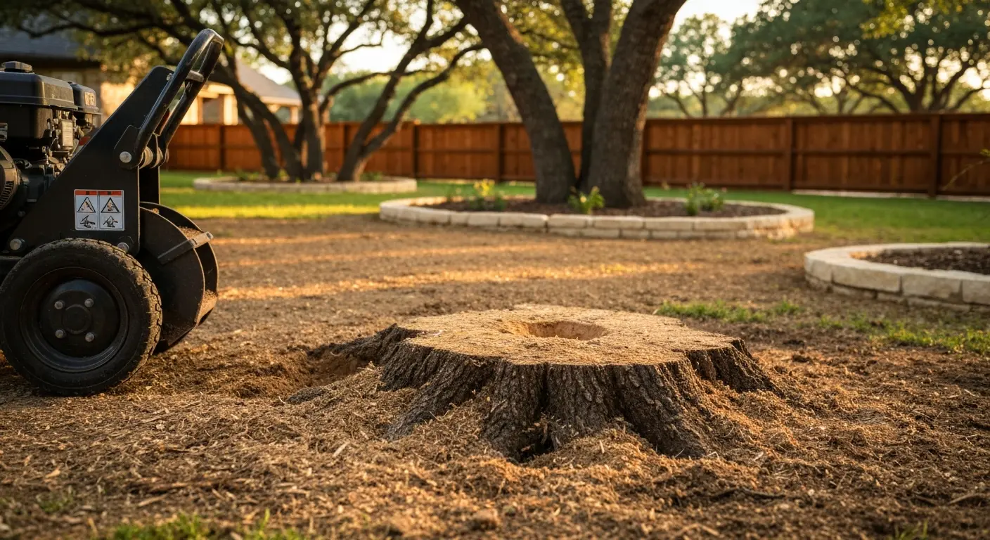 Stump grinding