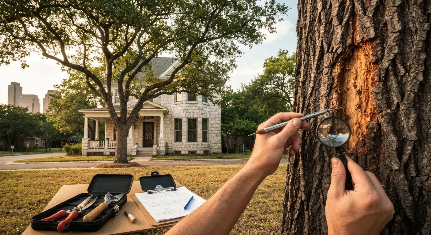 Disease diagnosis and arborist service in Austin
