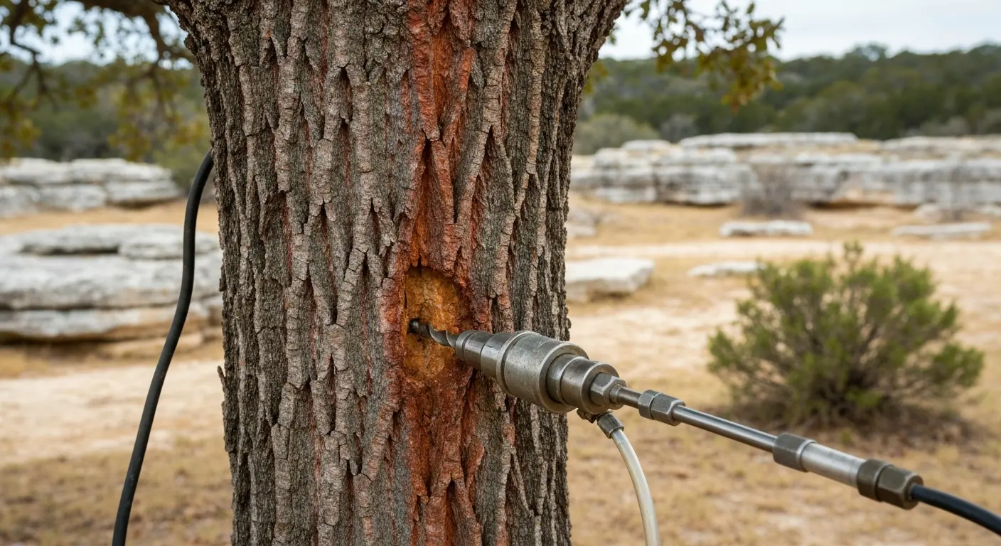 Oak wilt treatment
