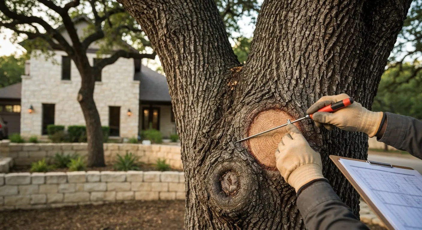 Tree health assessment in Austin